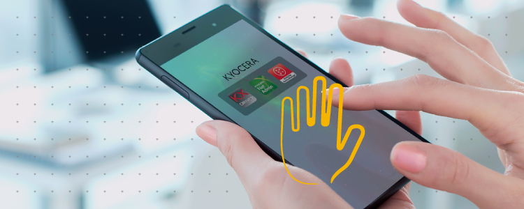Dispositivos conectados con las appas de Kyocera